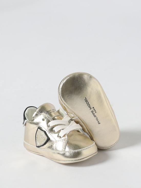 25FW [키즈] 필립모델 스니커즈 82111 02 Gold - PHILIPPE MODEL