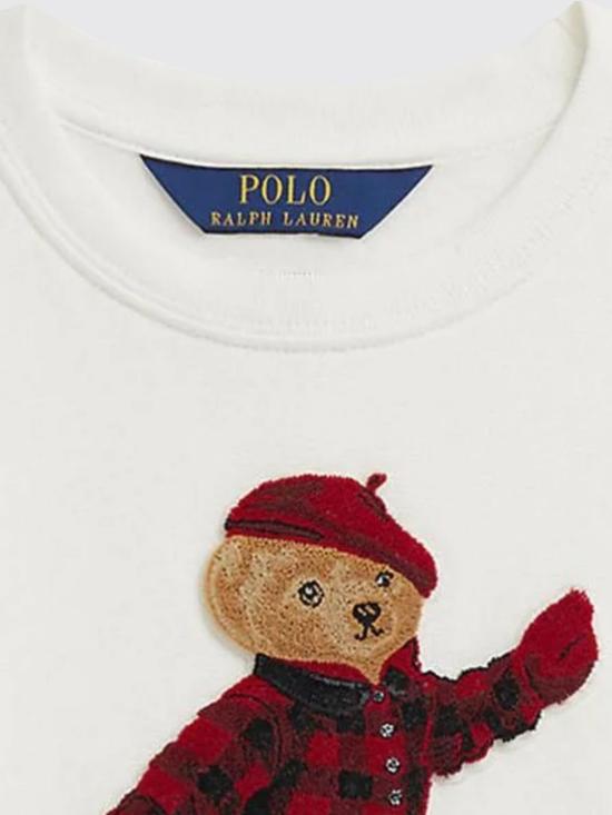 25FW [키즈] 폴로 랄프로렌 풀오버 312981087 001 White - POLO RALPH LAUREN