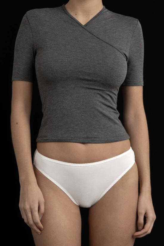  KYE Intimates 반팔 티셔츠 카이 인티메이트 리클라이닝 프렌치 슬리브 탑