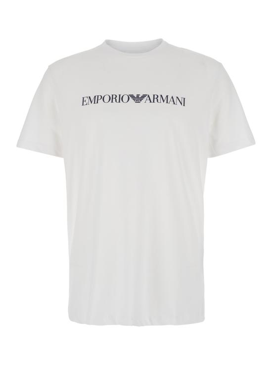 26SS 엠포리오 아르마니 반팔 티셔츠 8N1TN51JPZZ0146 White