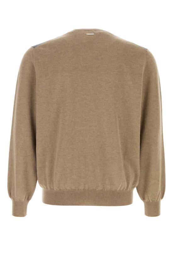 25FW 살바토레 페라가모 스웨터 145152788021 SANMELCHAMEL Beige o Tan - SALVATORE FERRAGAMO