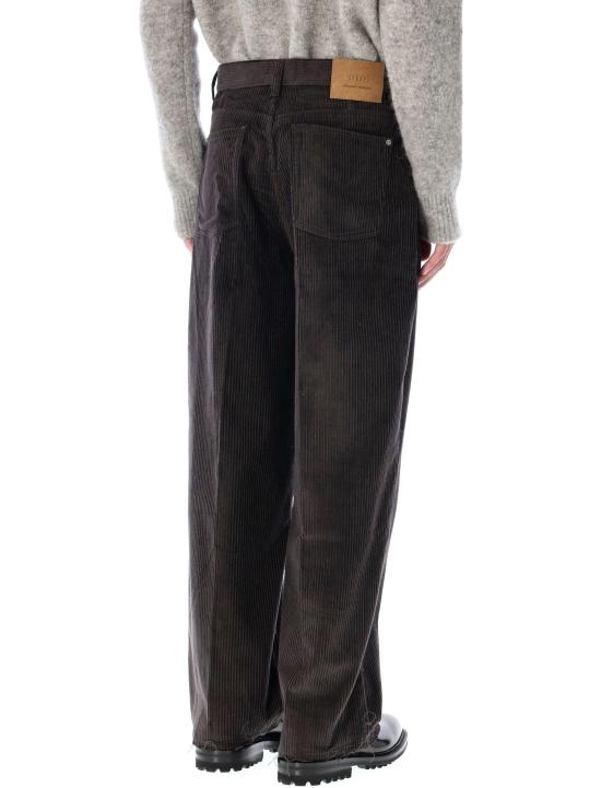 25FW 아미 스트레이트 팬츠 HTR830CO0131020 ANTHRACITE DOM - AMI