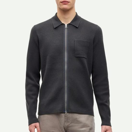  삼소앤삼소 가디건 Samsøe Samsøe Guna X 지퍼 블랙 오이스터 카디건