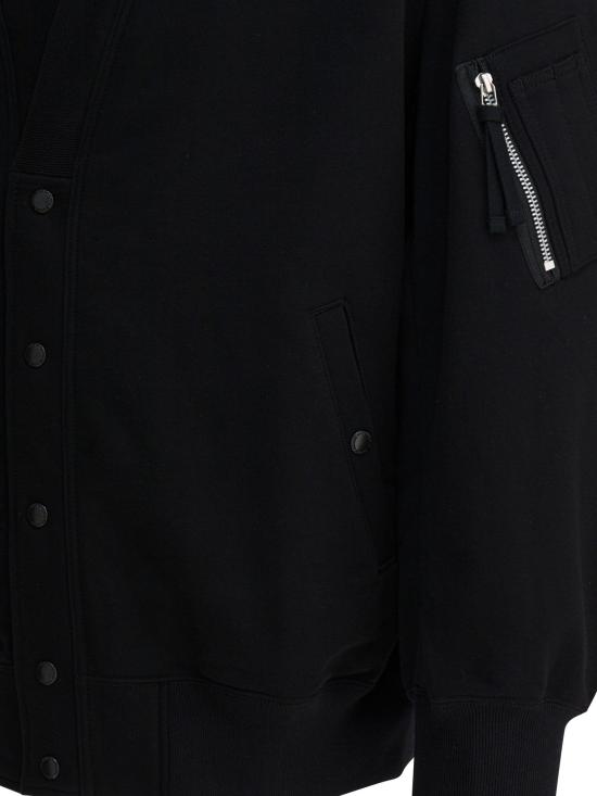 25FW 꼼데가르송 코튼 가디건 HP T007 W251 BLACK - COMME DES GARCONS