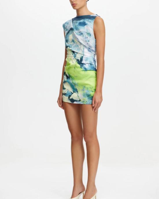  아클레어 숏 원피스 에이클러 잉크포드 미니 드레스 시트러스 캔버스 - ACLER
