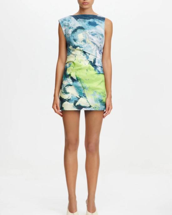  아클레어 숏 원피스 에이클러 잉크포드 미니 드레스 시트러스 캔버스 - ACLER