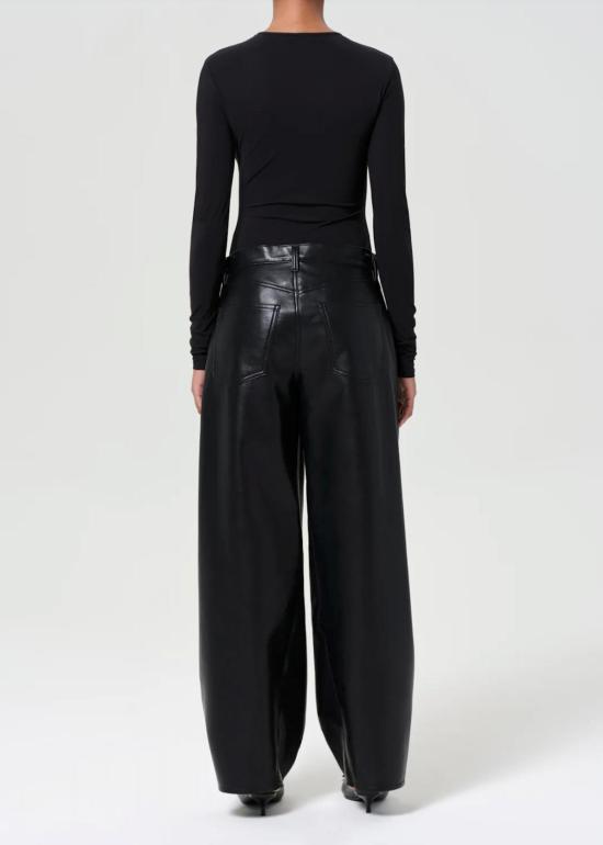  에이골디 데님 팬츠 아골드 재활용 가죽 트위스트 진 디톡스 - AGOLDE