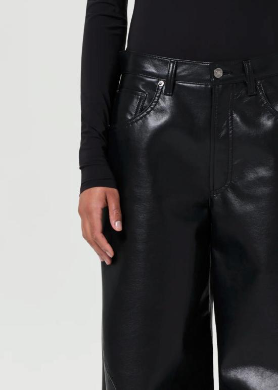  에이골디 데님 팬츠 아골드 재활용 가죽 트위스트 진 디톡스 - AGOLDE