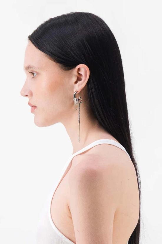  저스틴 클렌퀏 이어링 저스틴 클렌켓 앰버 귀걸이 골드/실버 - JUSTINE CLENQUET