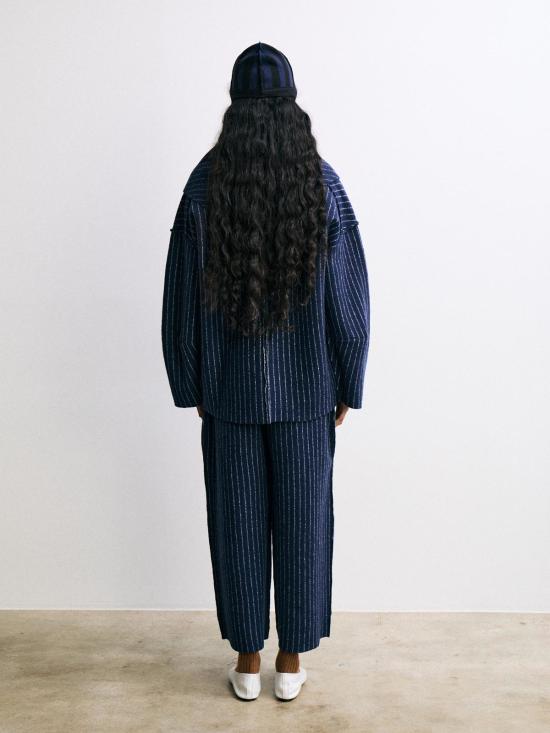  러스 스트레이트 팬츠 키리오 팬츠 미드나잇 블루/초크 - RUS