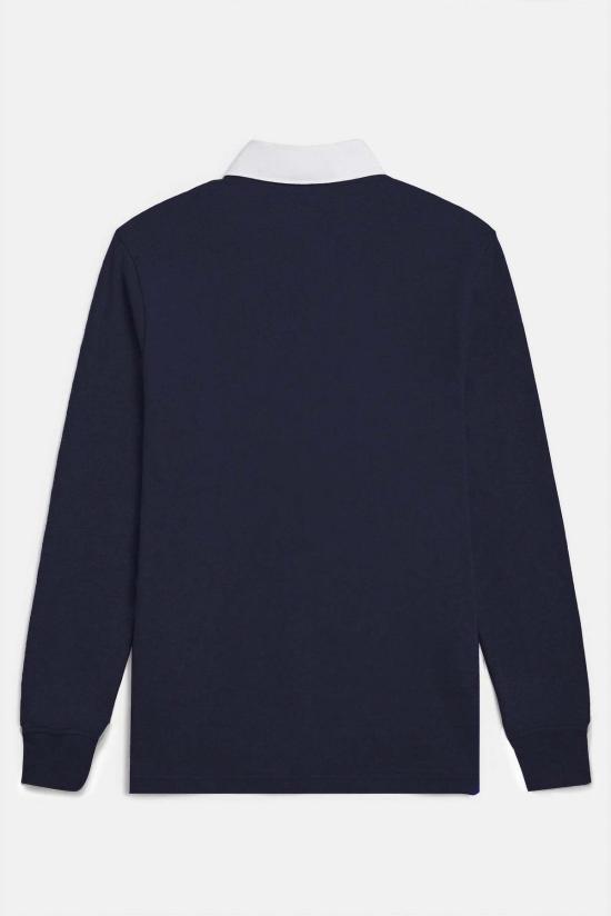  블루&크림 폴로 티셔츠 마세오 소프트 럭비 럭비 셔츠 - BLUE&CREAM