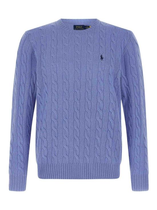  폴로 랄프로렌 케이블 니트 스웨터 710876762032 Light Blue