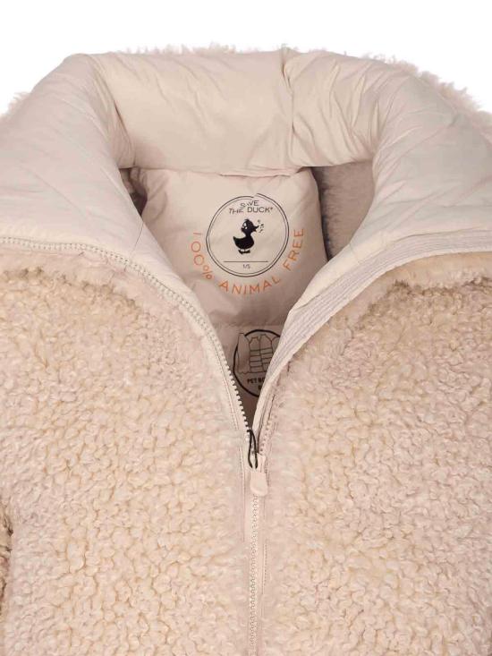  세이브더덕 Kennie 케니 페이크 퍼 푸퍼 자켓 D31990WCURL2140034 Beige - SAVE THE DUCK