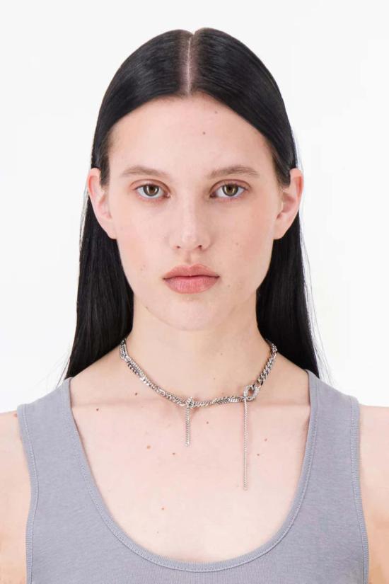  저스틴 클렌퀏 목걸이/팬던트 저스틴 클렌켓 로이스 목걸이 실버 - JUSTINE CLENQUET