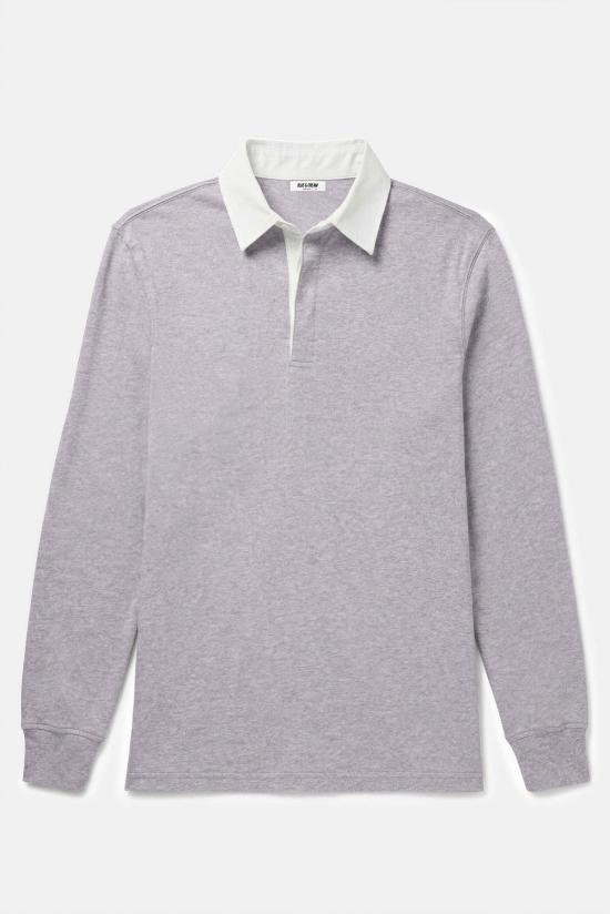  블루&크림 폴로 티셔츠 마세오 소프트 럭비 셔츠