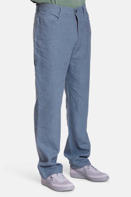  블루&크림 스트레이트 팬츠 카펜터 - BLUE&CREAM