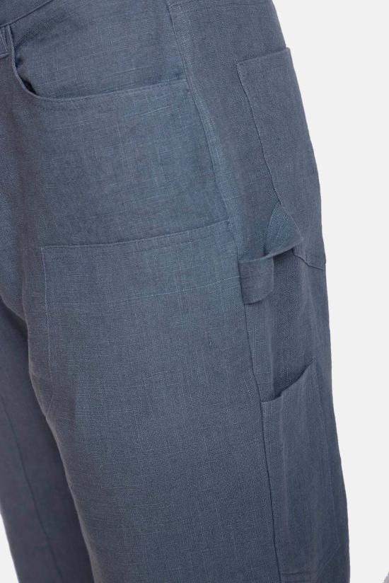  블루&크림 스트레이트 팬츠 카펜터 - BLUE&CREAM