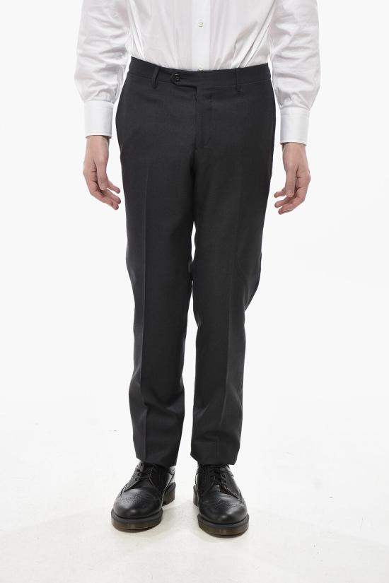  꼬르넬리아니 스트레이트 팬츠 845279 9818060 013 Gray - CORNELIANI