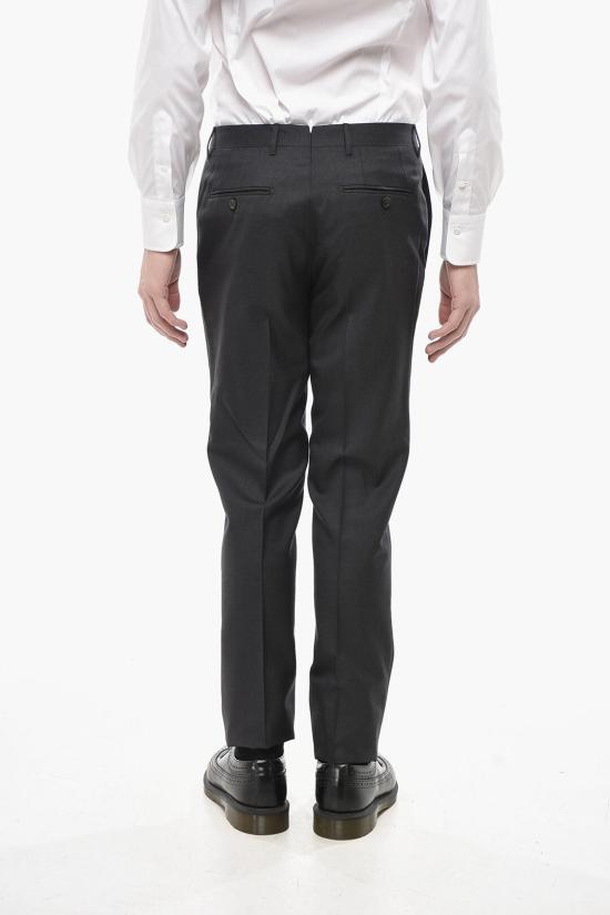  꼬르넬리아니 스트레이트 팬츠 845279 9818060 013 Gray - CORNELIANI