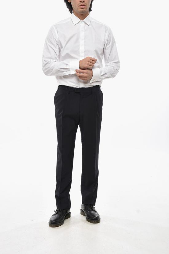  꼬르넬리아니 스트레이트 팬츠 915B03 3118563 001 Blue - CORNELIANI