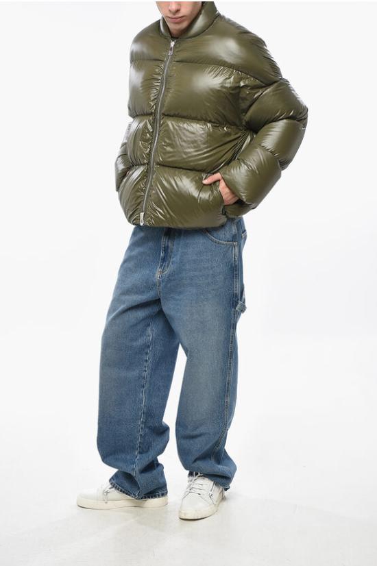  베이컨 숏패딩 BACPIGIU464 MILITEDARK Military Green - BACON