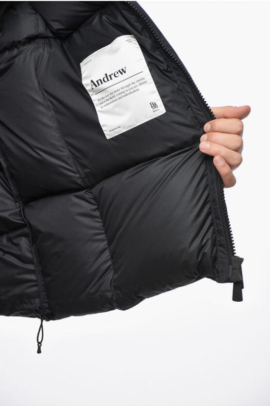  베이컨 숏패딩 BACPIGIA469 BLACK Black - BACON