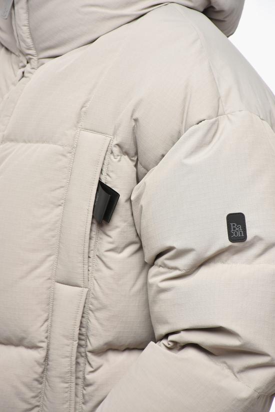  베이컨 숏패딩 BACPIGIU472 ICE Gray - BACON