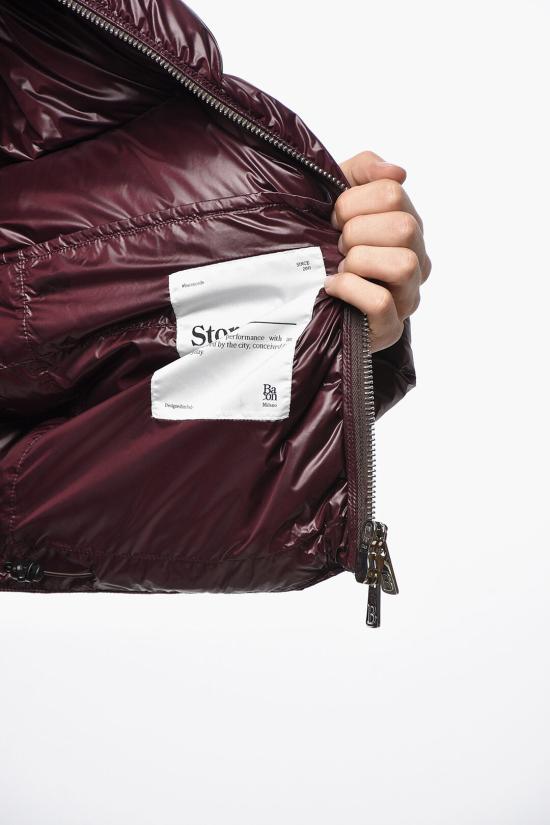  베이컨 숏패딩 BACPIGIU403 NEW BROWN Burgundy - BACON