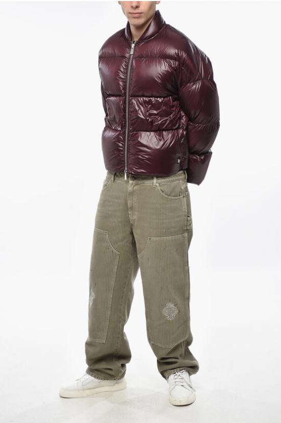  베이컨 숏패딩 BACPIGIU403 NEW BROWN Burgundy - BACON