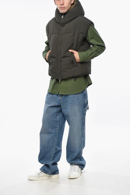  베이컨 패딩 조끼 BACPIGIL473 DEEP GREEN Military Green - BACON