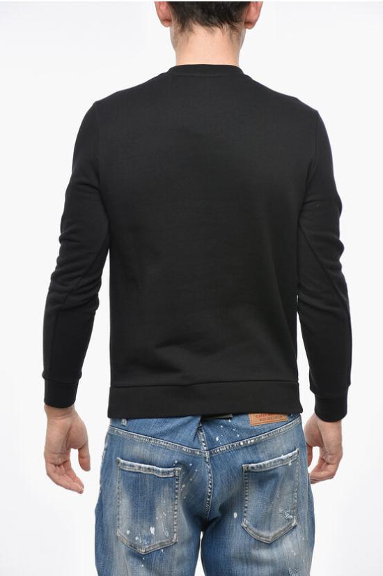  돈답 긴팔 티셔츠 UF617 KF0136U ZK8 999 Black - DONDUP