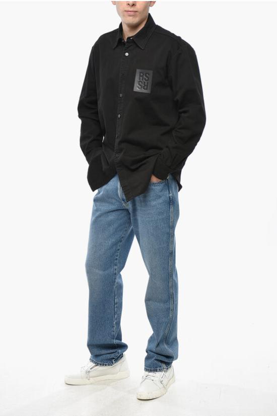  라프 시몬스 데님 셔츠 222 M242 0099 Black - RAF SIMONS