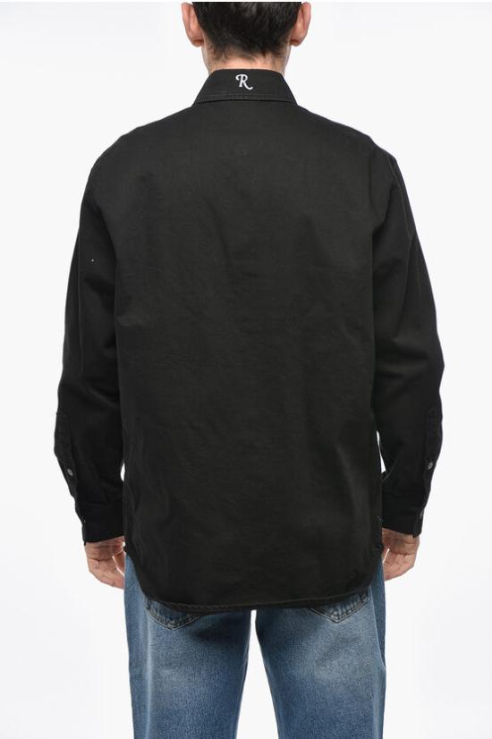  라프 시몬스 데님 셔츠 222 M242 0099 Black - RAF SIMONS