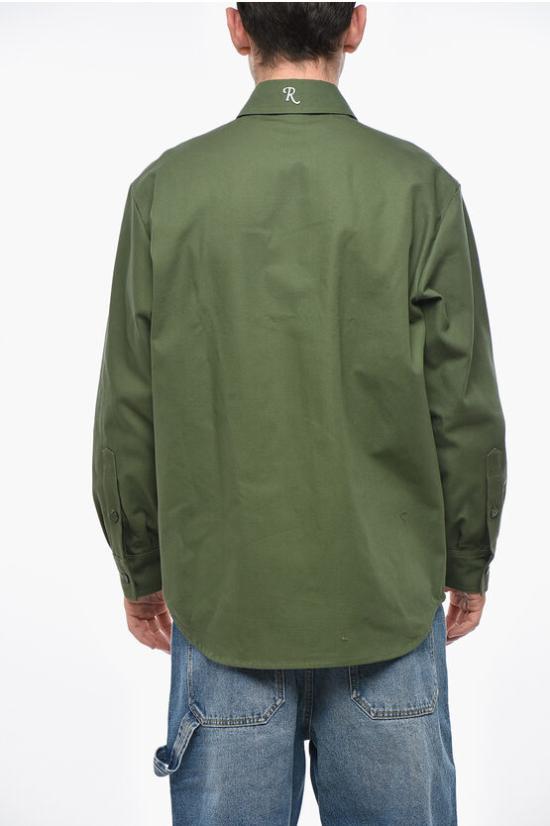  라프 시몬스 긴팔 셔츠 222 M242 0023 Green - RAF SIMONS