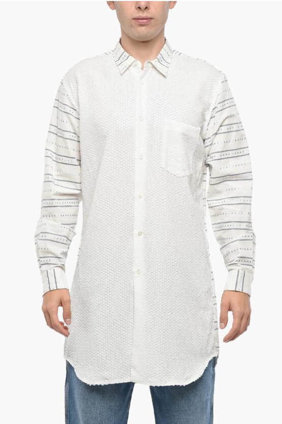  꼼데가르송 긴팔 셔츠 PN B006 NTNWH Multicolor