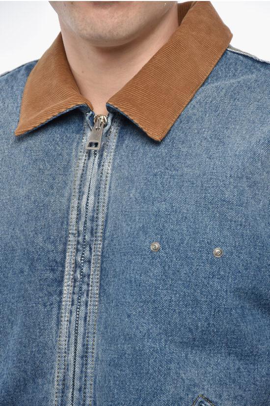  1989 스튜디오 데님 자켓 MFW24713LOGOBLU Blue - 1989 STUDIO