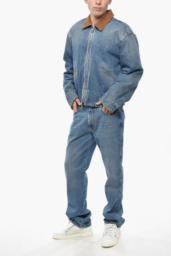  1989 스튜디오 데님 자켓 MFW24713LOGOBLU Blue - 1989 STUDIO