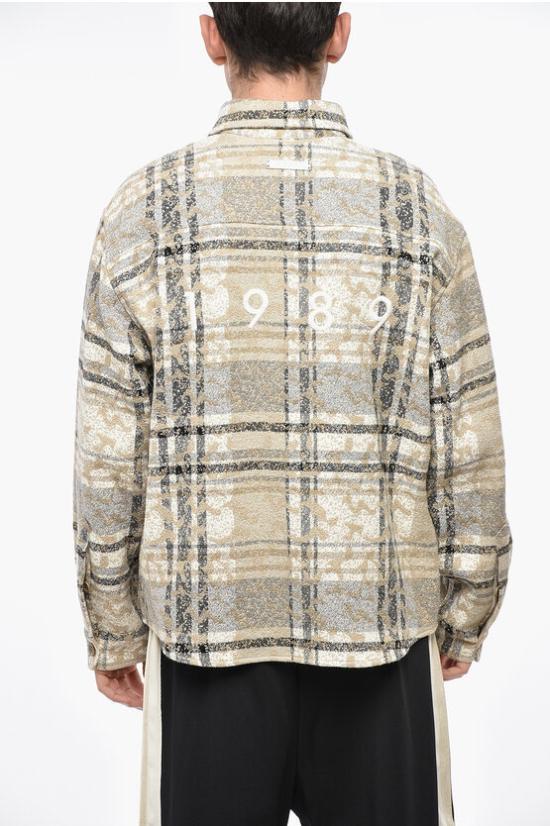  1989 스튜디오 긴팔 셔츠 MFW24601JQRDCHK Beige - 1989 STUDIO