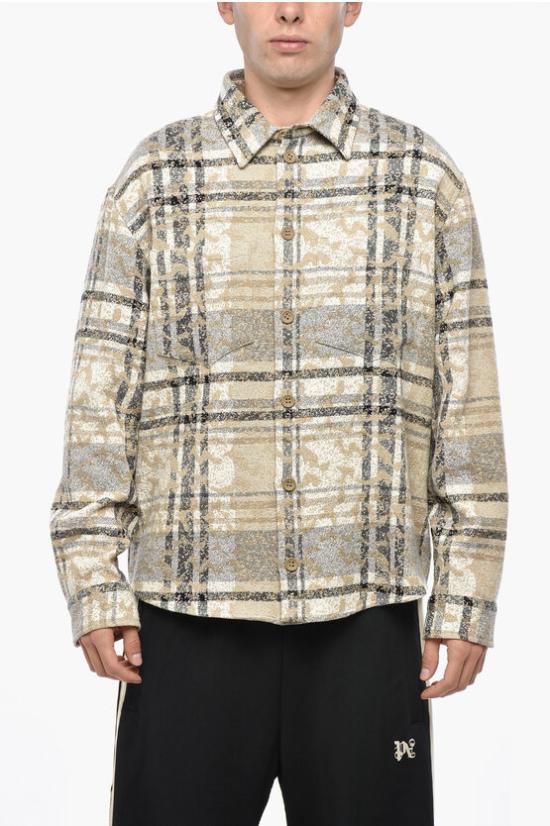  1989 스튜디오 긴팔 셔츠 MFW24601JQRDCHK Beige