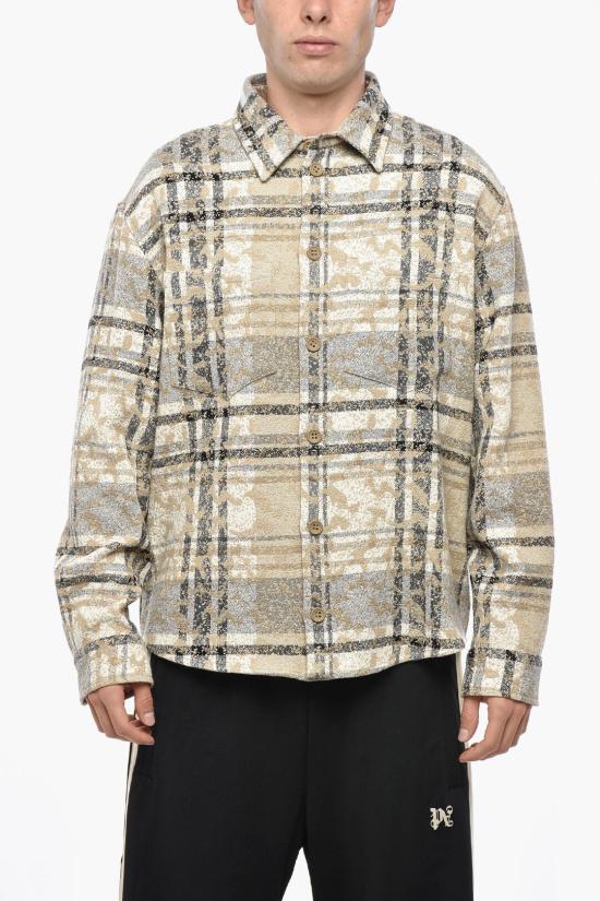  1989 스튜디오 긴팔 셔츠 MFW24601JQRDCHK Beige