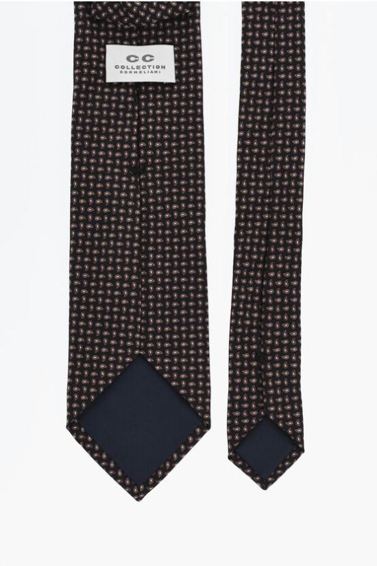  꼬르넬리아니 넥타이 80USHO 9920300 001 SILK PAISLEY TIE Brown - CORNELIANI
