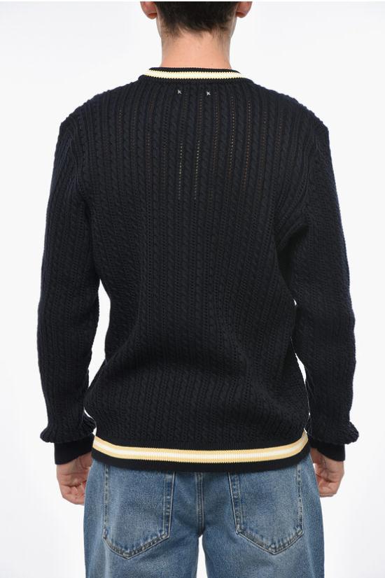  골든구스 스웨터 GMP00841P00169550883 Midnight blue - GOLDEN GOOSE