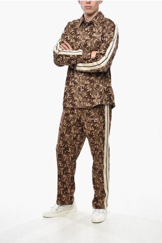  팜앤젤스 긴팔 셔츠 PMGA104F24FAB001 6003O Brown - PALM ANGELS