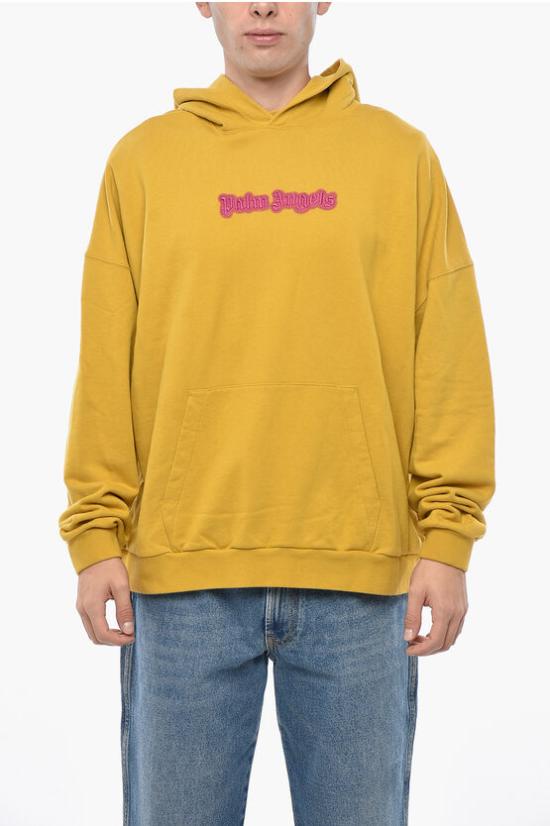  팜앤젤스 후드 티셔츠 PMBB155F24FLE001 1632 Yellow