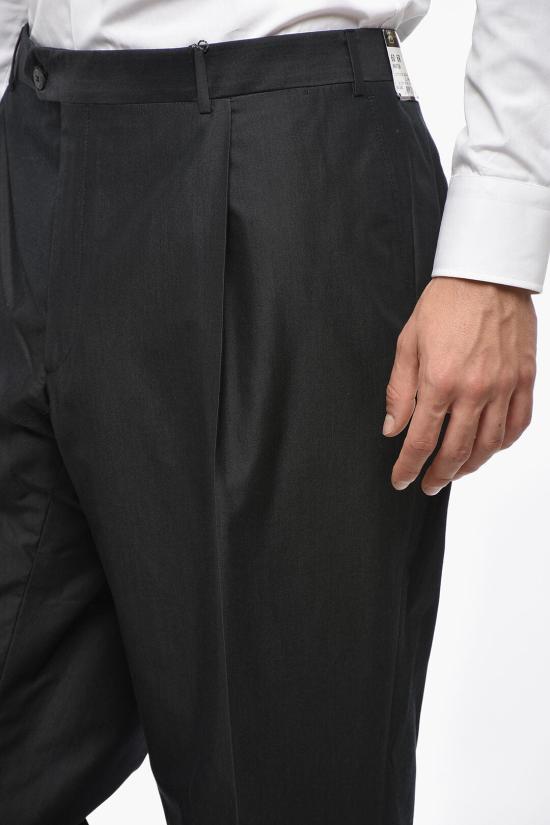  꼬르넬리아니 스트레이트 팬츠 735810 2104361 021 Black - CORNELIANI