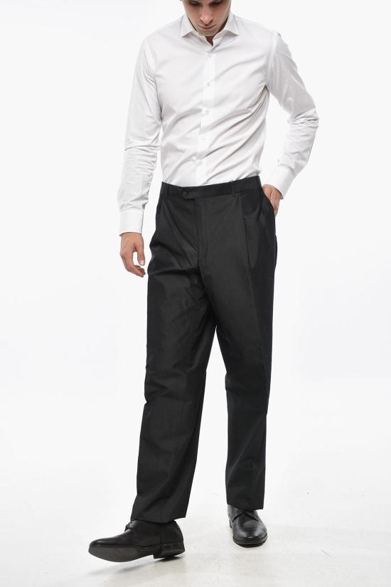  꼬르넬리아니 스트레이트 팬츠 735810 2104361 021 Black - CORNELIANI