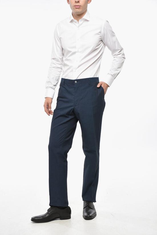  꼬르넬리아니 스트레이트 팬츠 814508 8113030 001 Blue - CORNELIANI