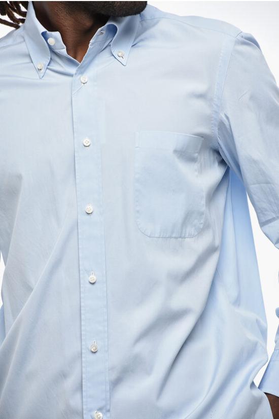  보리엘로 긴팔 셔츠 CAMICIAAZZURRO Light blue - BORRIELLO