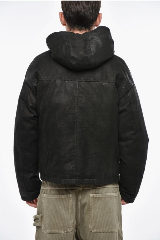  살바토레 산토로 가죽 자켓 47577 NORG BLACK Black - SALVATORE SANTORO