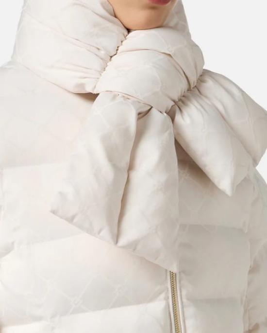 25FW 엘리자베타프랜치 롱패딩 PI84D56E2DZ9 Milk Beige - ELISABETTA FRANCHI